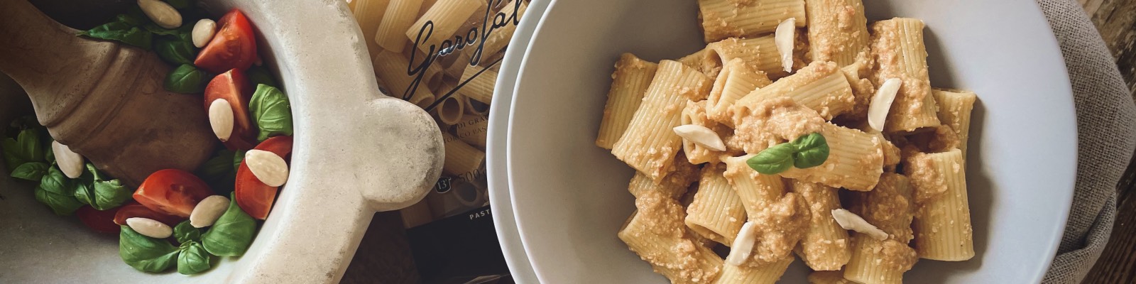 Pasta Garofalo - Rigatoni avec pesto de Trapani