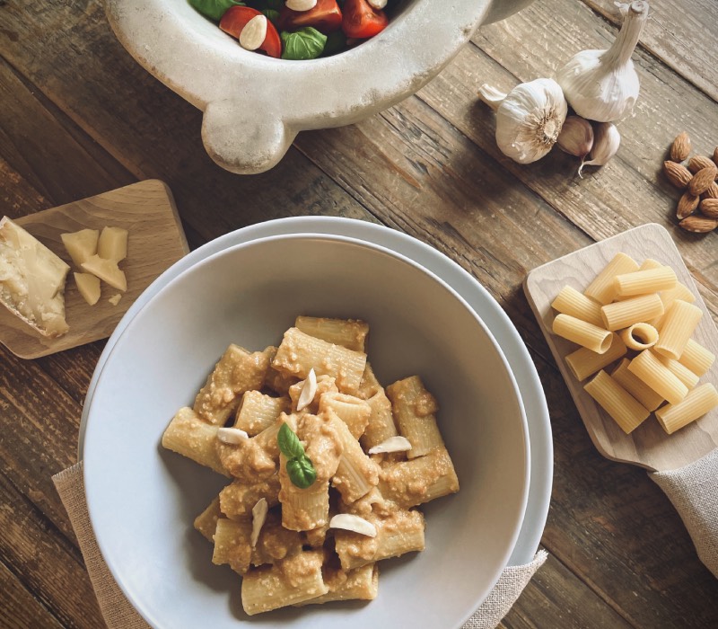 Pasta Garofalo - Rigatoni avec pesto de Trapani