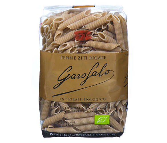 Pasta Garofalo - Penne Ziti Rigate de trigo integral