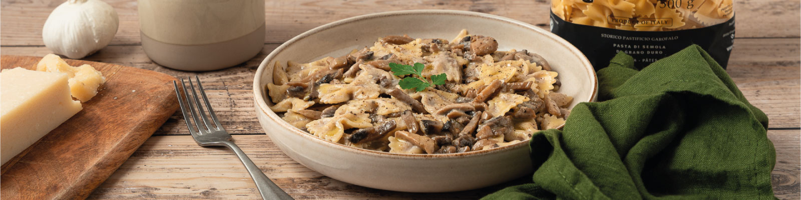 Pasta Garofalo - Farfalle Garofalo à la crème de champignons