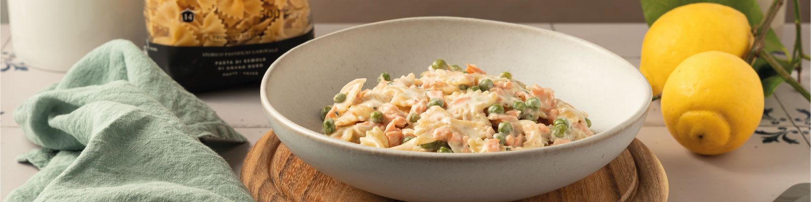 Pasta Garofalo - Farfalle à la crème de saumon et à l’aneth