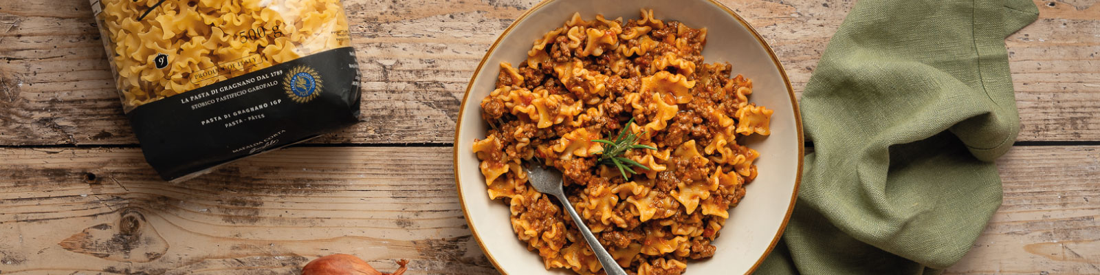 Pasta Garofalo - Mafalda corta au ragoût de bœuf mijoté