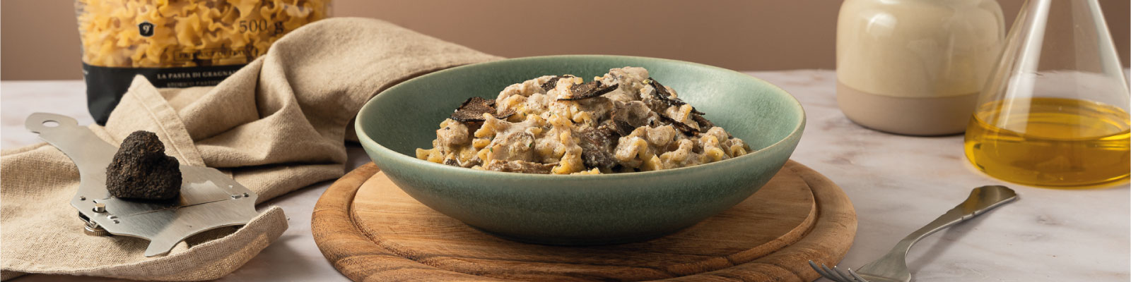 Pasta Garofalo - Mafalda corta Garofalo à la crème de champignons