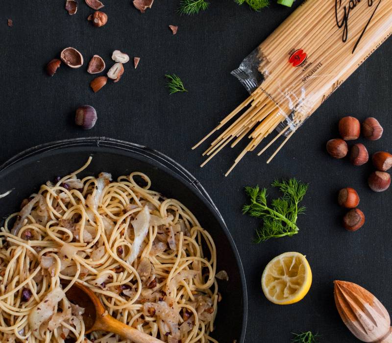 Pasta Garofalo - Spaghetti mit Fenchel in Haselnussbutter - Sara Heinen