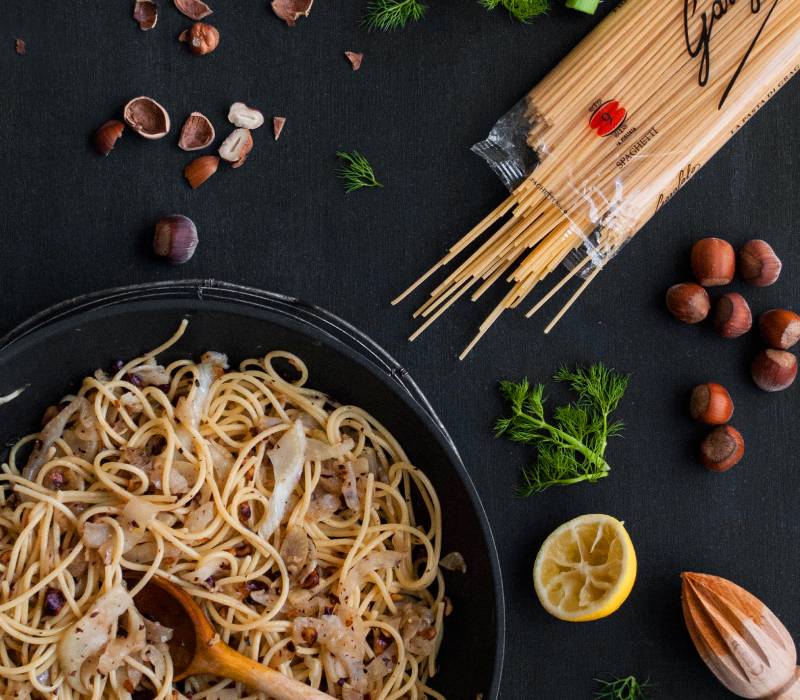 Pasta Garofalo - Spaghetti mit Fenchel in Haselnussbutter – Sara Heinen