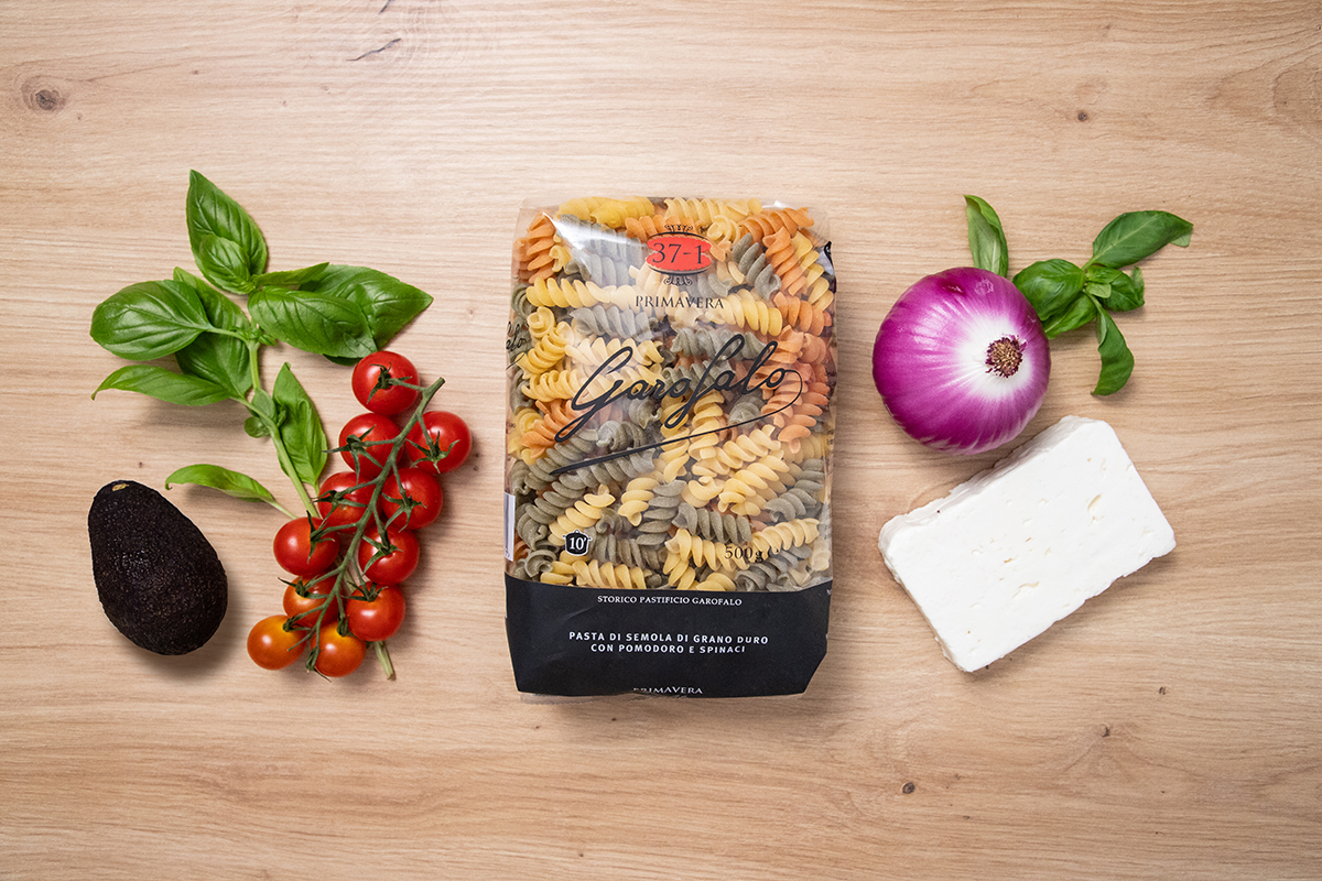 ensalada de pasta griega