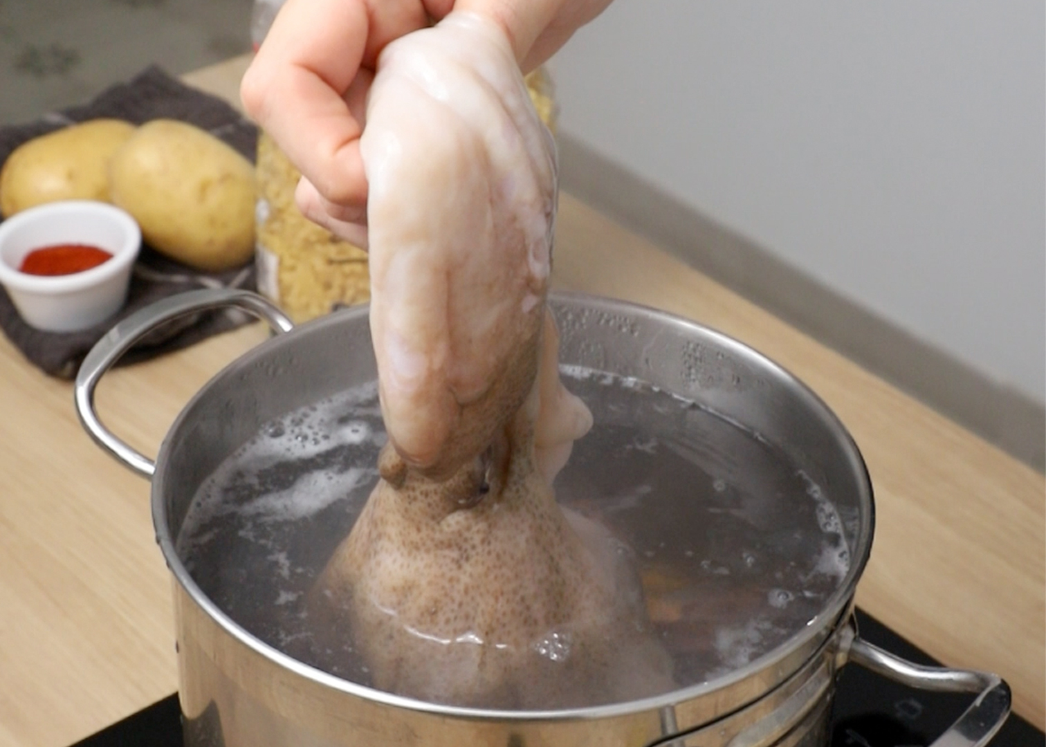 Mafalda con pulpo a la gallega