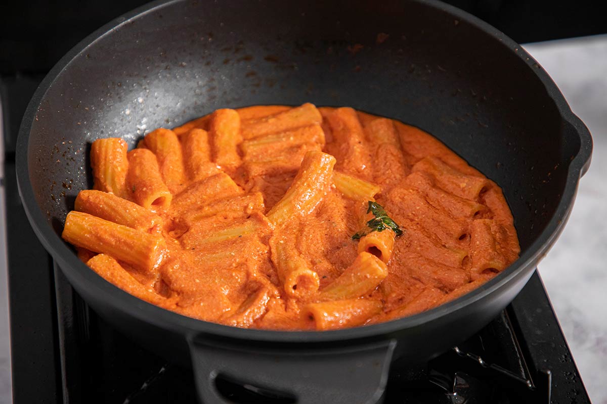 paso 4 pasta con tomate
