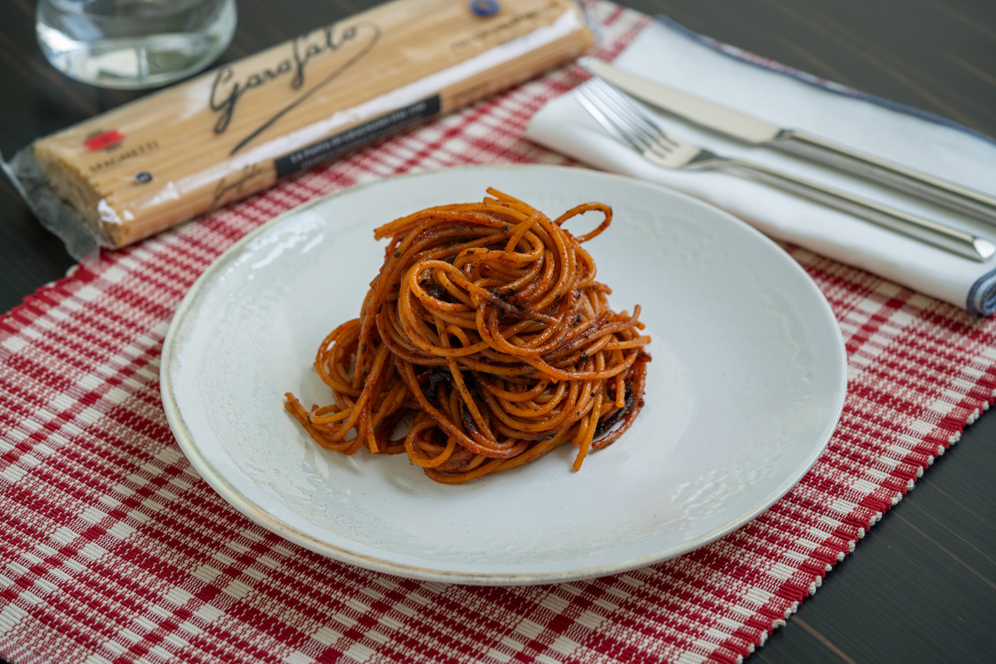 spaghetti all’assassina - emplatado