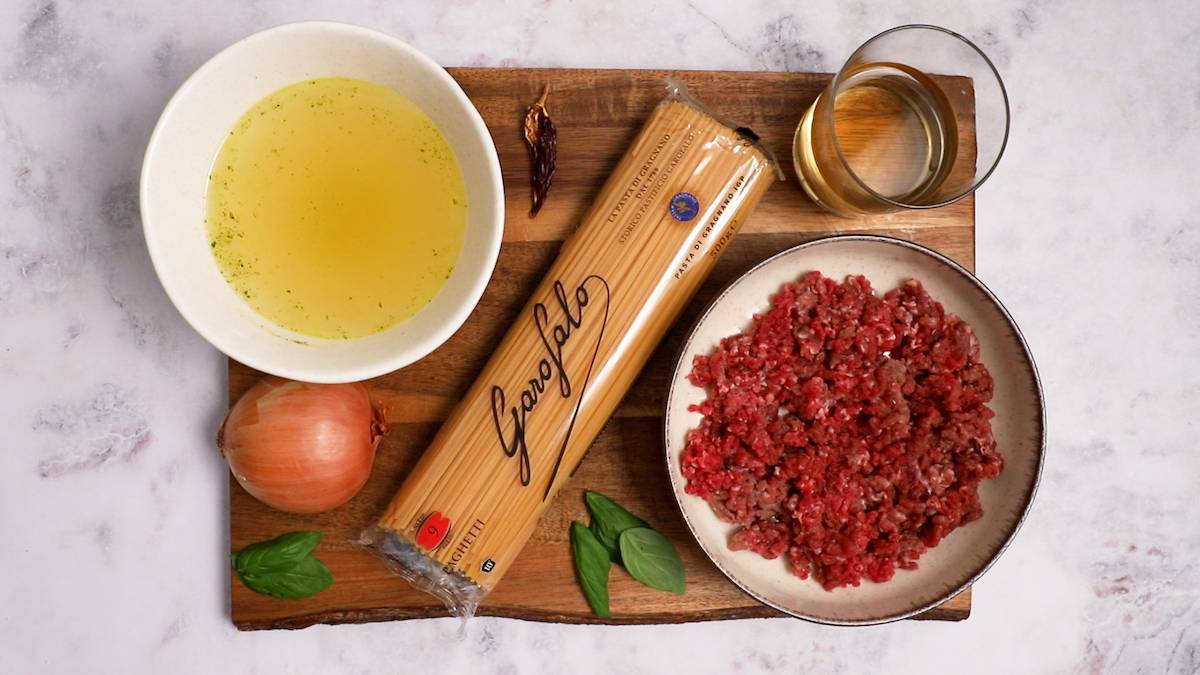 Paso a paso: ingredientes spaghettis con carne picada