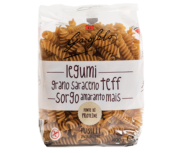 Pasta Garofalo - Fusilli Legumbres y Cereales