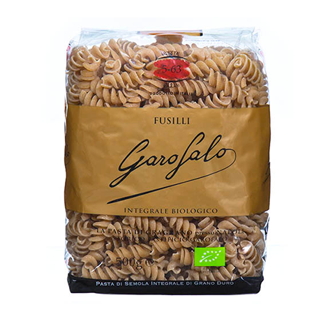 Pasta Garofalo Fusilli Integral y BIO Garofalo (n.5-63)