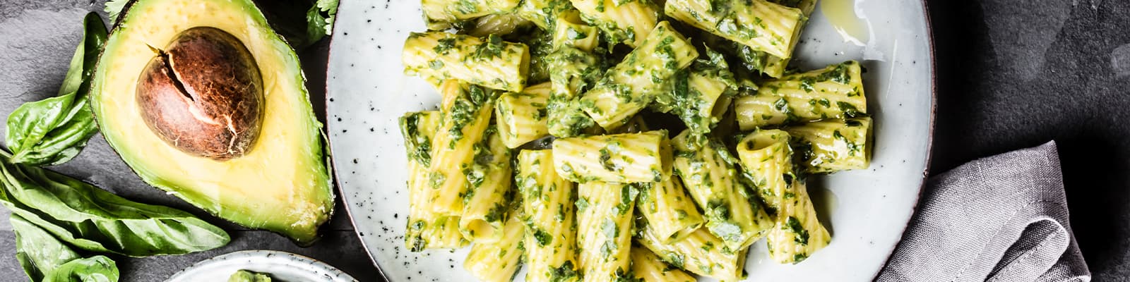 Pasta Garofalo - Elicoidali con pesto de aguacate