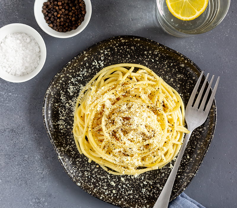 Pasta Garofalo - Spaghetti con queso y pimienta