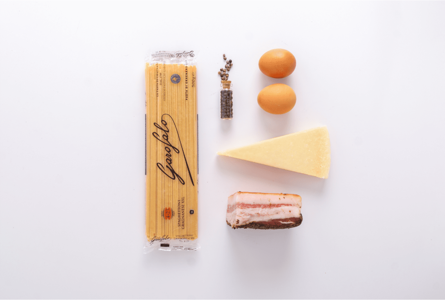 Un kit «delivery» para la carbonara perfecta