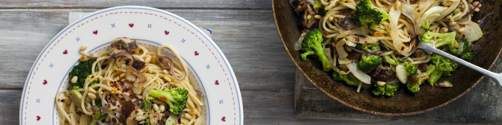 Pasta Garofalo - Spaghettini con brócoli y chipirones