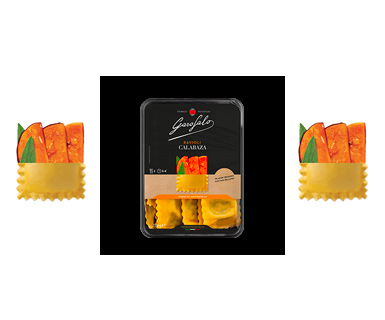 Pasta Garofalo -  Ravioli de Calabaza y toque de mantequilla