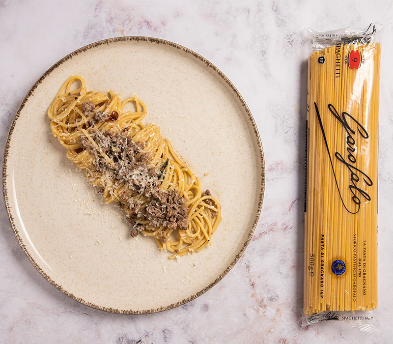 Pasta Garofalo - Spaghetti con Carne Picada - Receta fácil y rápida