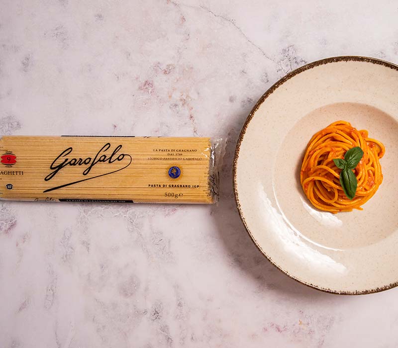 Pasta Garofalo - Receta de espaguetis con pimientos: sabrosa y saludable