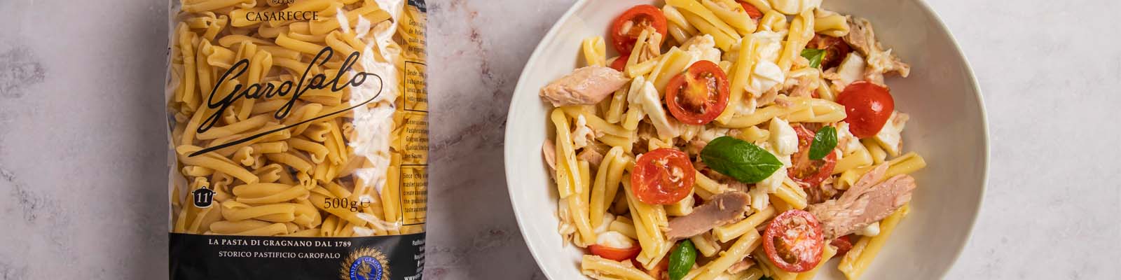 Pasta Garofalo - Ensalada de pasta con atún y tomate: receta sencilla y nutritiva