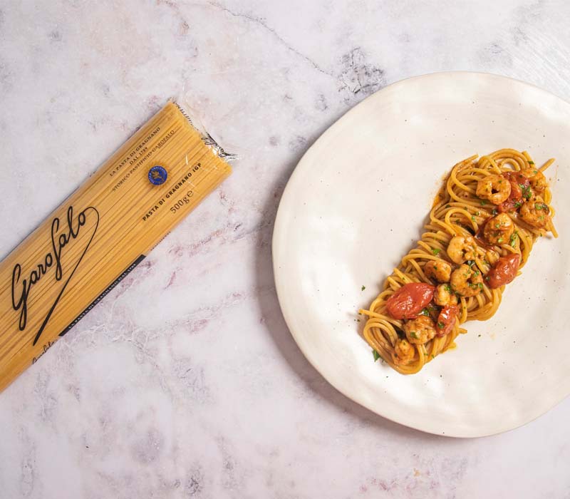 Pasta Garofalo - Receta de pasta con gambas: sabor mediterráneo en tu mesa