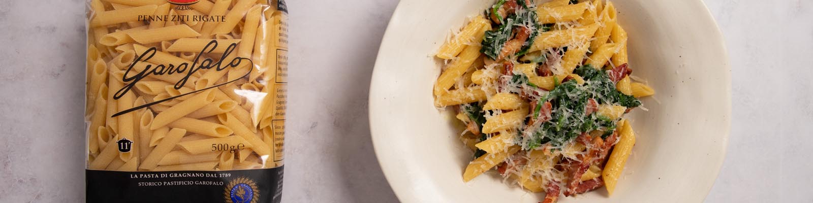 Pasta Garofalo - Macarrones con espinacas: Receta deliciosa y saludable