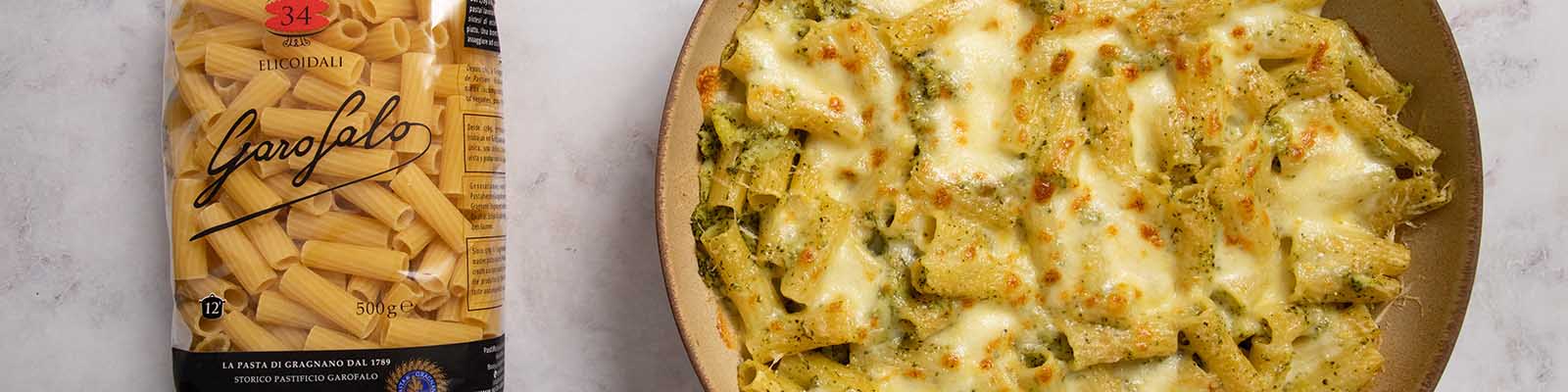 Pasta Garofalo - Receta de macarrones gratinados con queso