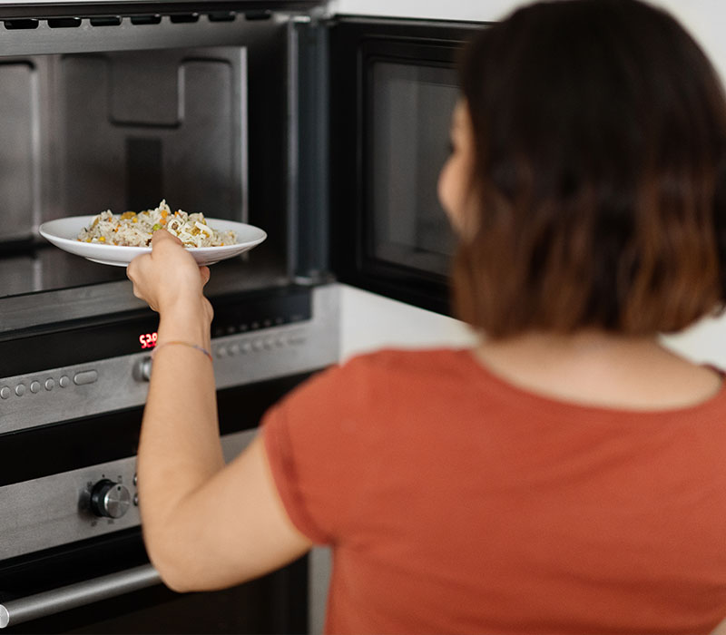 cómo gratinar microondas