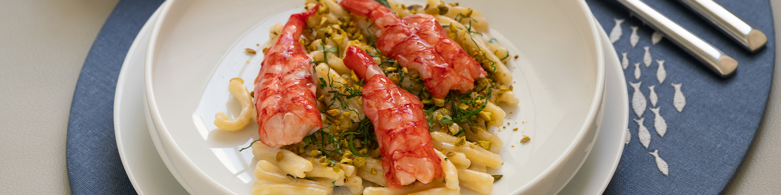 Pasta Garofalo - Pasta con pesto de pistachos y carabineros: receta gourmet fácil y deliciosa