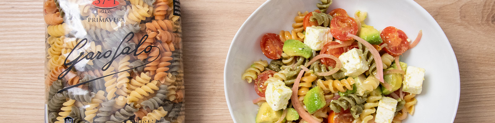 Pasta Garofalo - Ensalada de pasta griega: receta fresca, colorida y llena de sabor