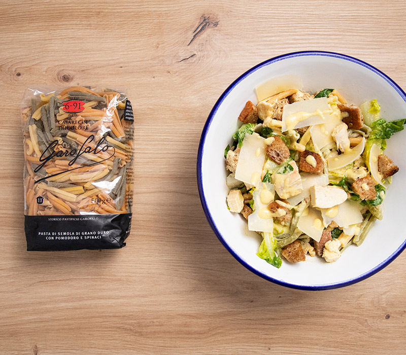 Pasta Garofalo - Ensalada de pasta tipo César: cremosa, fácil y perfecta para el verano