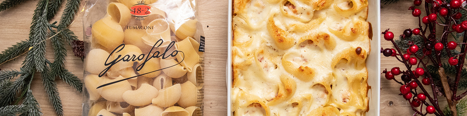 Pasta Garofalo - Lumaconi rellenos al horno: una receta perfecta para Navidad