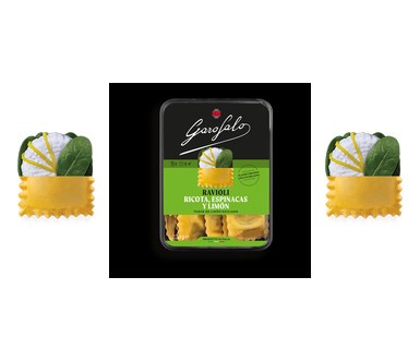 Pasta Garofalo - Ravioli de Ricotta, espinacas y limón