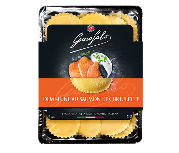 Pasta Garofalo - Demi-lune au Saumon et ciboulette