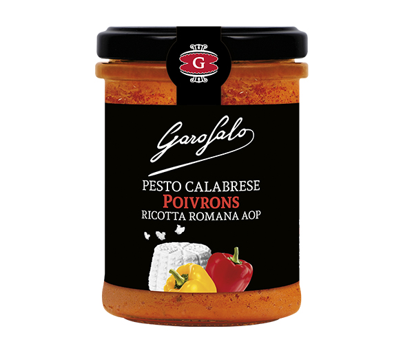 Pasta Garofalo - Pesto Calabrese Poivrons Ricotta Romana AOP