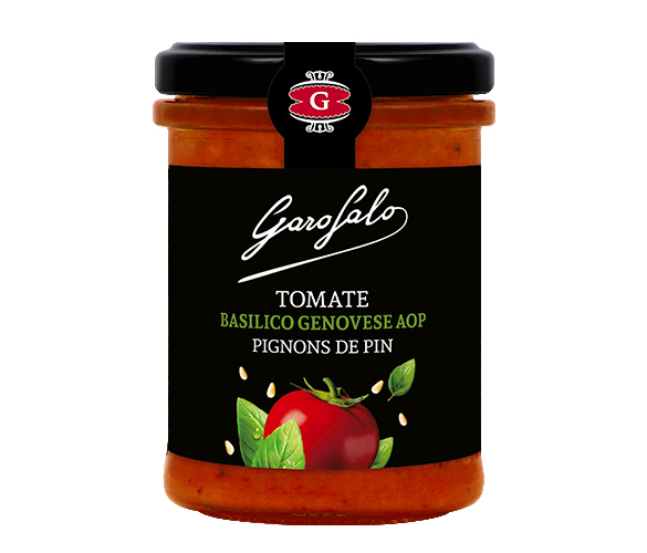 Pasta Garofalo - Tomate Basilico Genovese AOP Pignons de pin