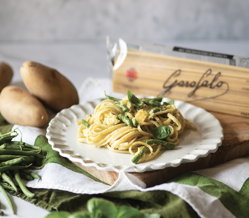 Pasta Garofalo - Linguine au Pesto, pommes de terre et haricots verts