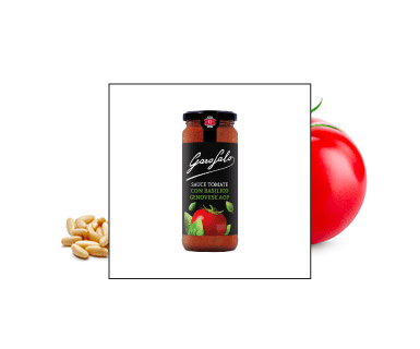 Pasta Garofalo -  SAUCE TOMATE CON BASILICO GENOVESE AOP