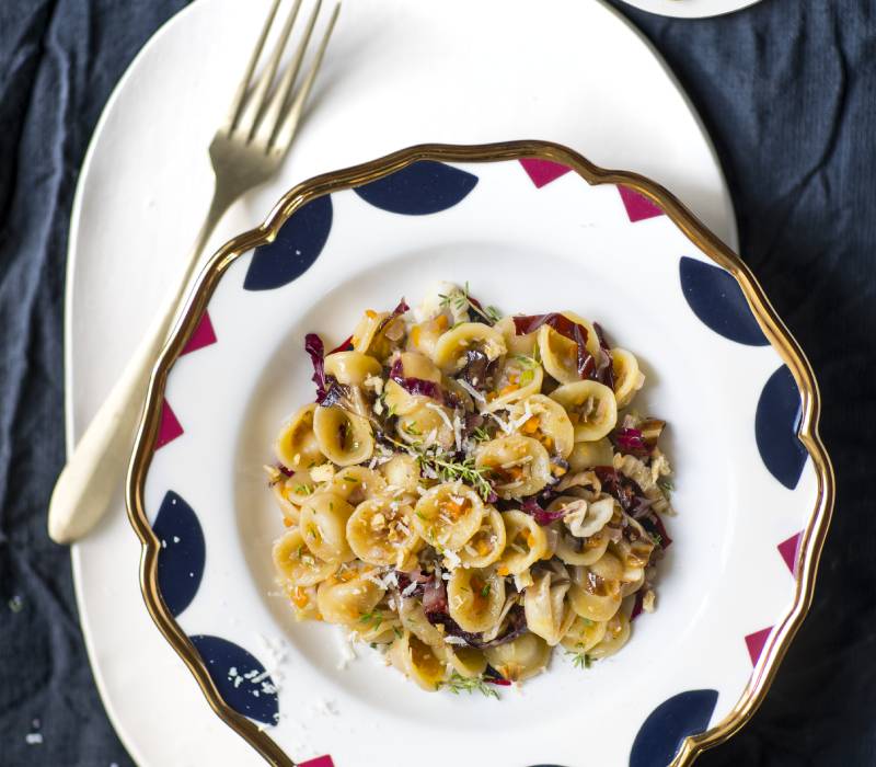 Pasta Garofalo - Orecchiette con salsa di noci e radicchio