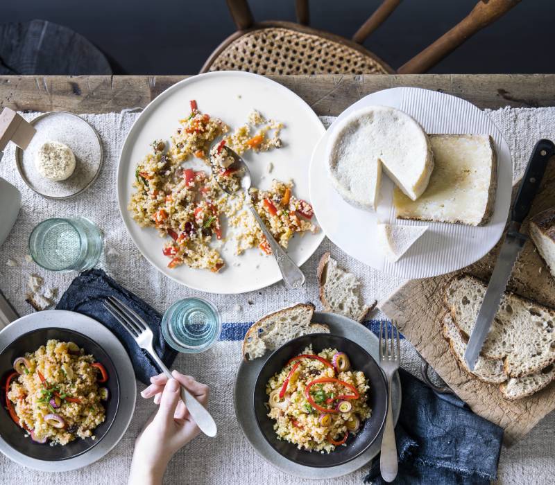 Pasta Garofalo - Pilaf di bulgur ai peperoni e uva passa