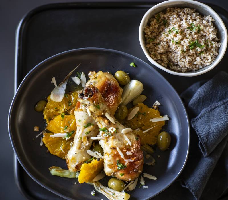 Pasta Garofalo - Tajine di pollo e arancia