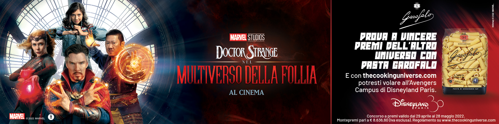 Pasta Garofalo e Marvel Studios in “The Cooking Universe”