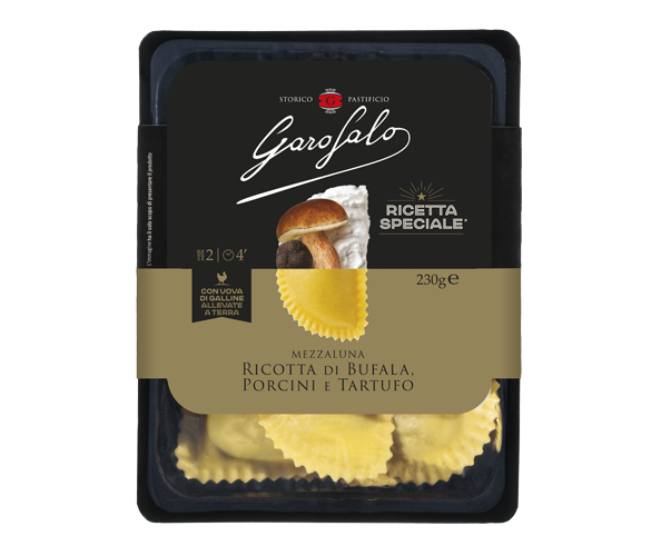 Pasta Garofalo - Mezzelune Ricotta di Bufala, Porcini e Tartufo