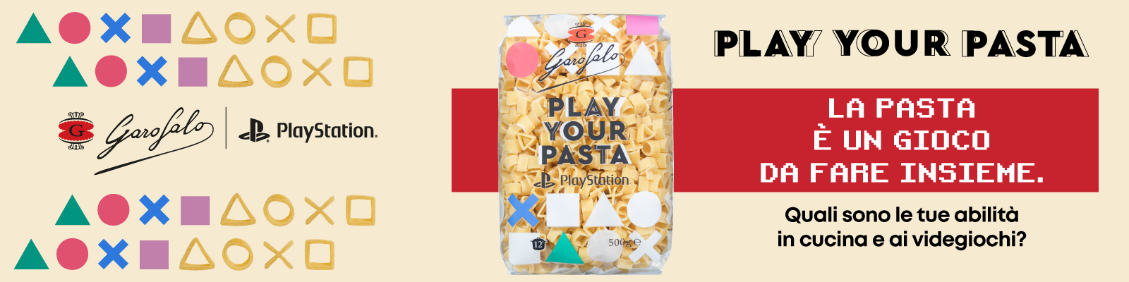 Con Pasta Garofalo e PlayStation® chi si mette in gioco tra fornelli e videogames vince fantastici premi