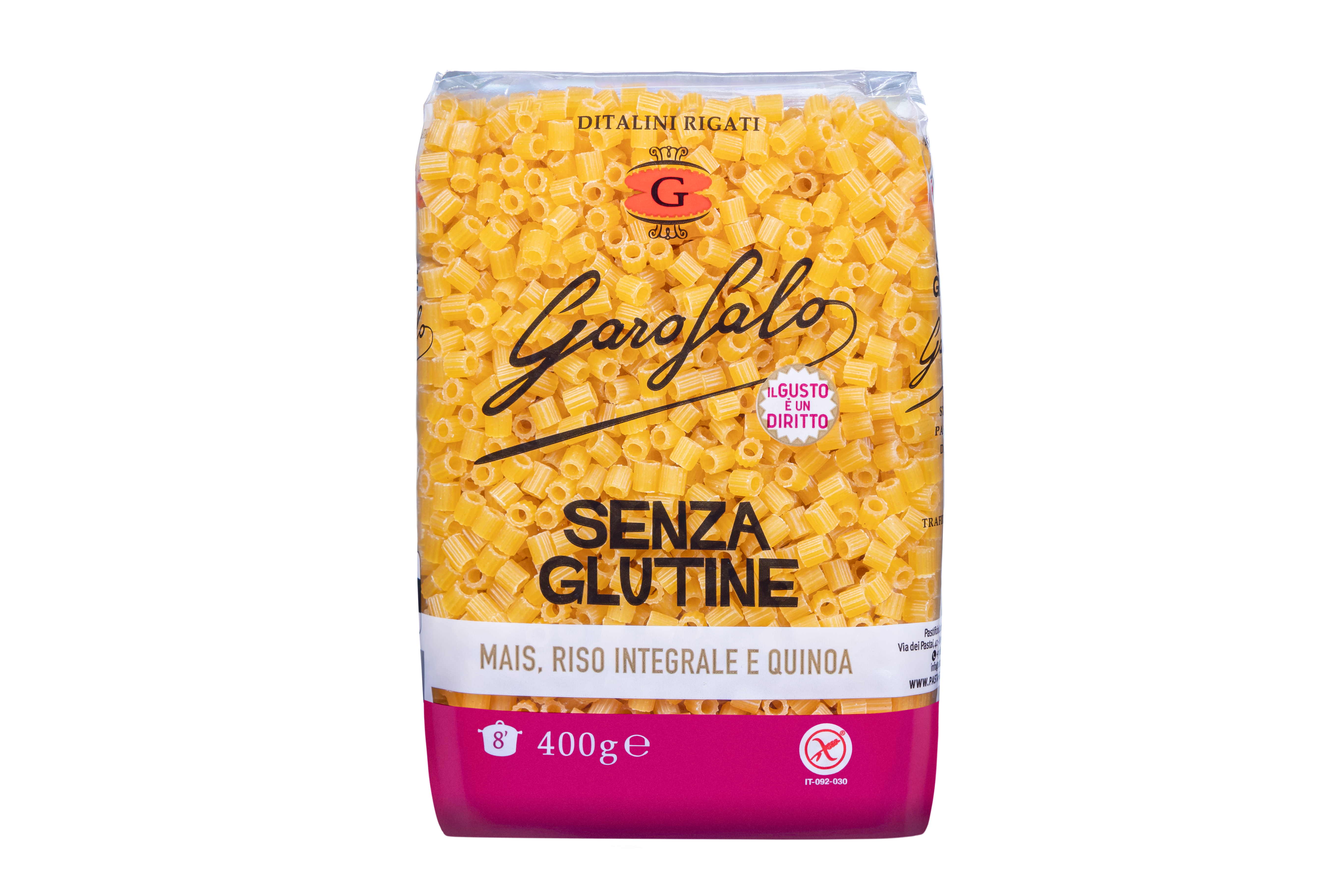 Pasta Garofalo - Ditalini rigati senza glutine