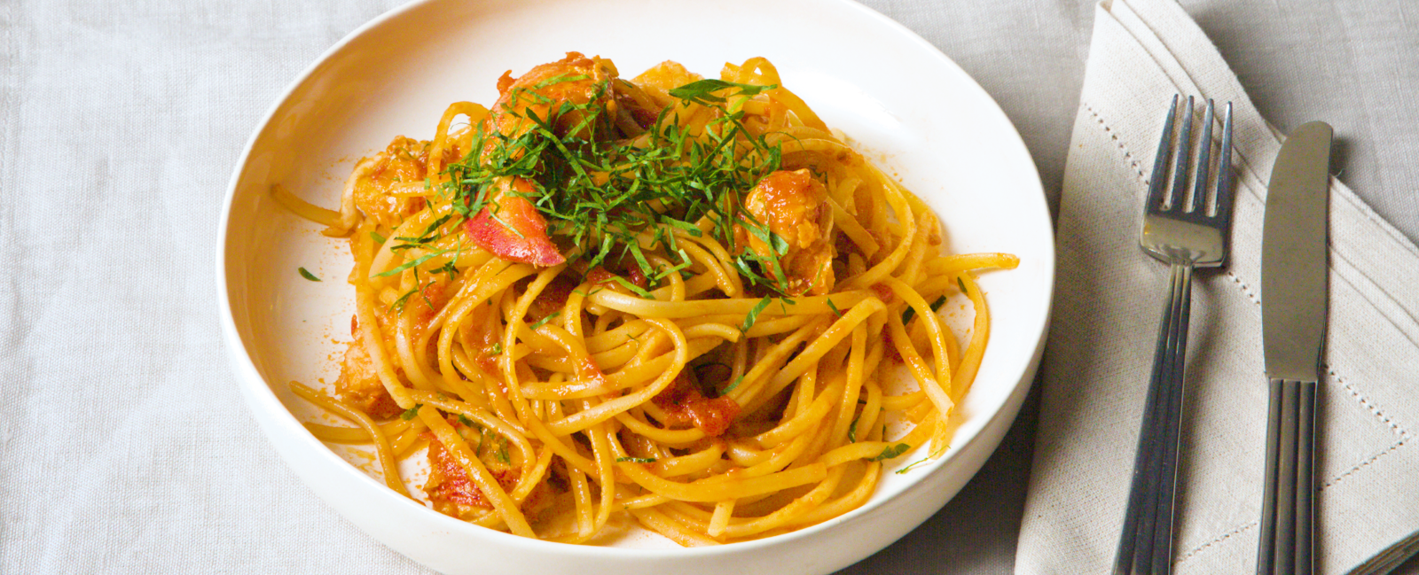 Pasta Garofalo - Linguine med tomat och hummer