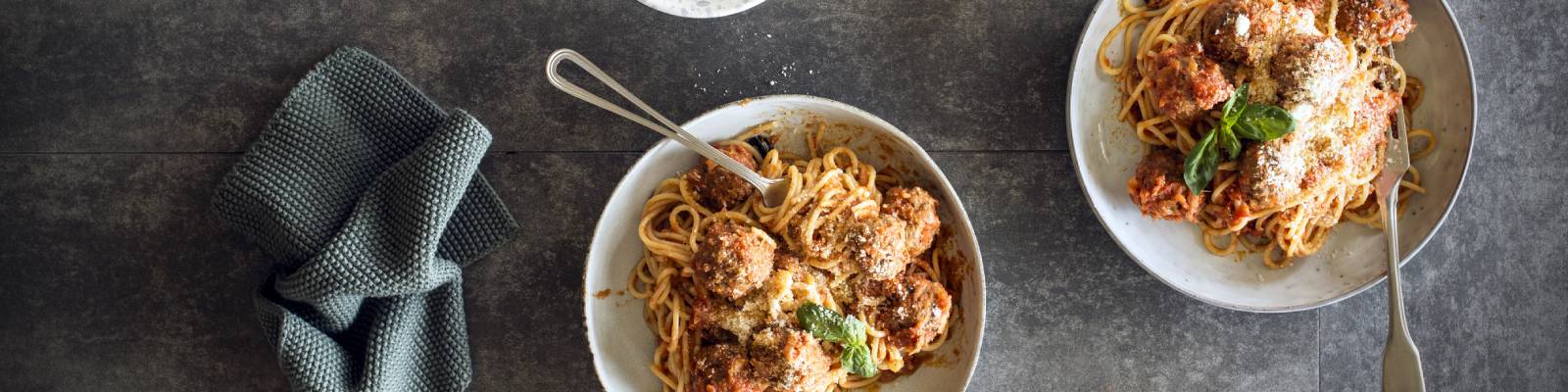 Pasta Garofalo - Spaghetti with meatballs