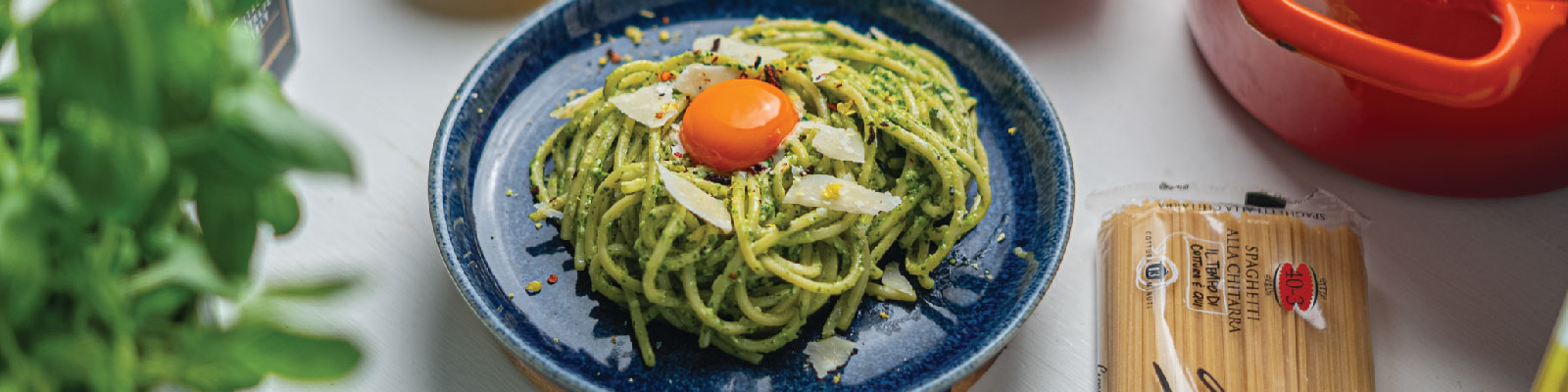 Pasta Garofalo - Vibrant & Creamy Rocket & Basil Pesto Spaghetti