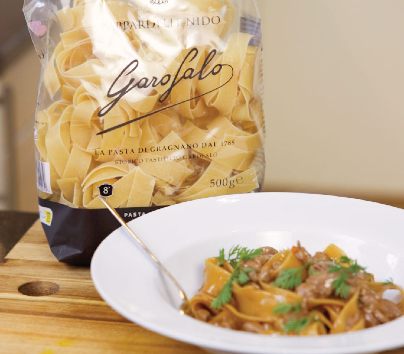 Pasta Garofalo - Garofalo Pappardelle with Beef Fillet Ragù