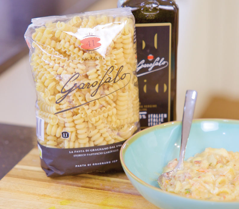 Pasta Garofalo - Garofalo Riccioli with Potatoes, Parma Ham & Scamorza